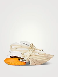 Unicorn Neoprene And Leather Sneakers