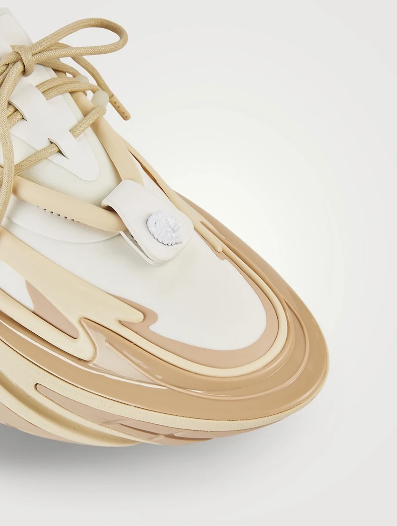 Unicorn Neoprene And Leather Sneakers