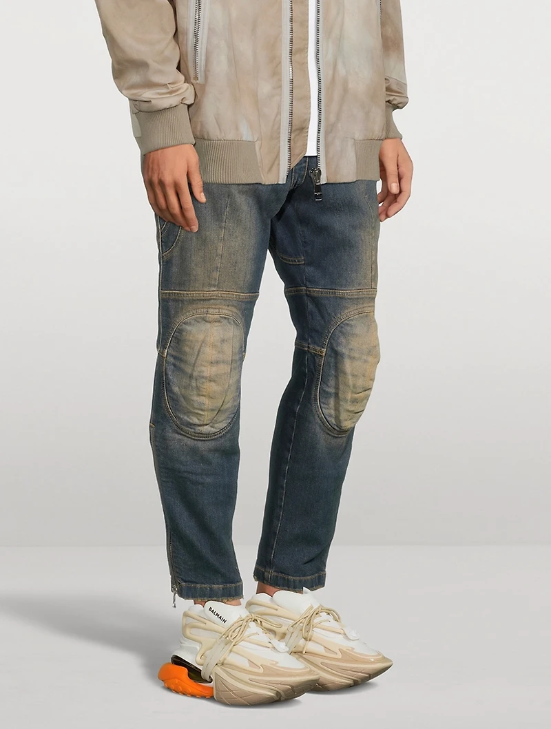 Unicorn Neoprene And Leather Sneakers