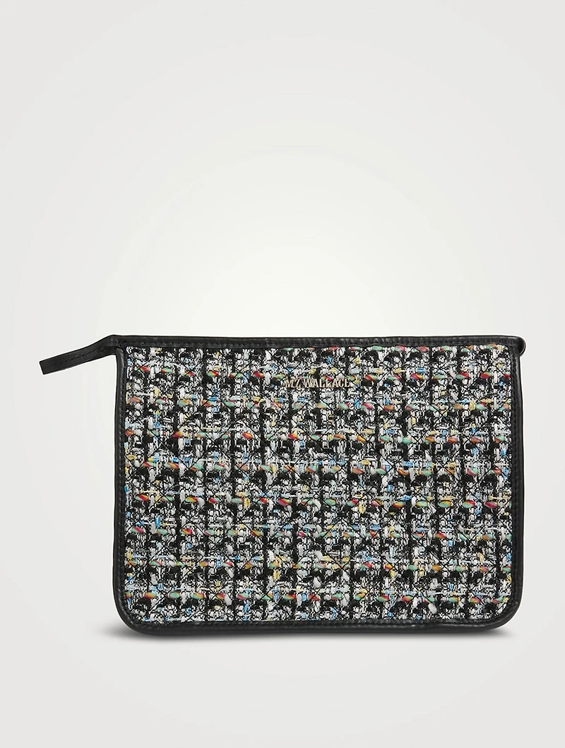 Metro Tweed Clutch
