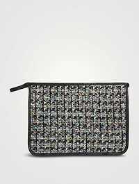 Metro Tweed Clutch