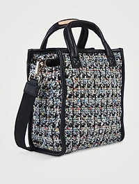 Mini Box Tweed Tote Bag