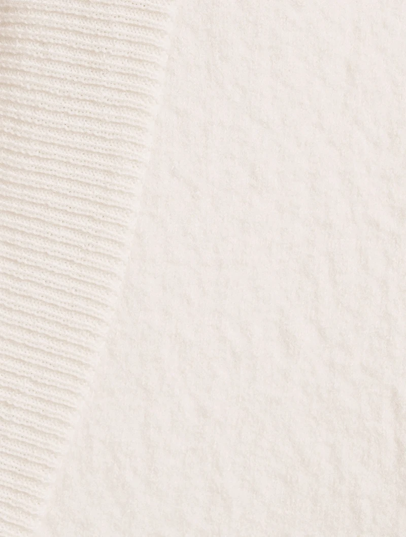 V-Neck Sweater Vest Dress
