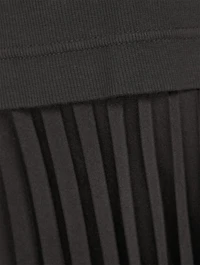 Layered Pleated Hem T-Shirt