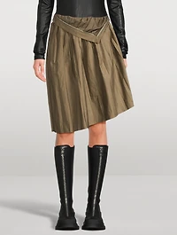Pleated Midi Skirt