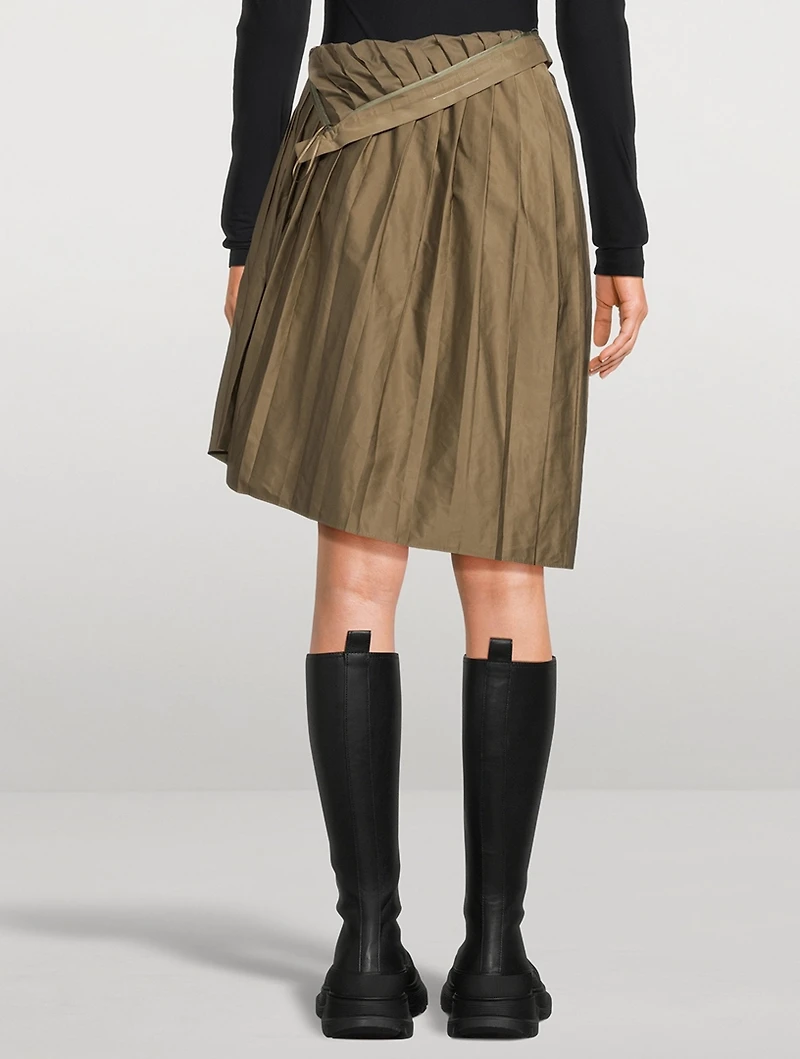 Pleated Midi Skirt