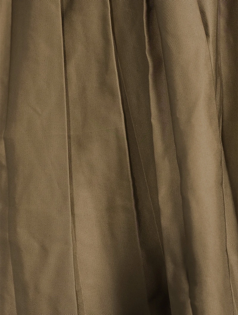 Pleated Midi Skirt