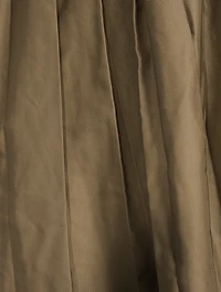 Pleated Midi Skirt