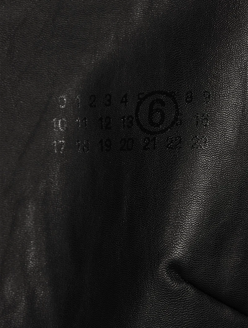 Faux Leather Panel Bodysuit