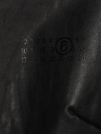 Faux Leather Panel Bodysuit