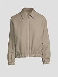 Ami De Coeur Wool Zipped Jacket
