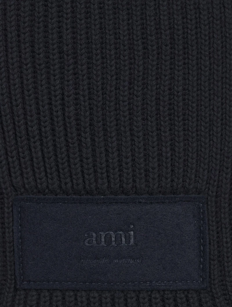Cotton And Wool Turtleneck Sweater