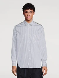 Cotton And Nylon Striped Shirt