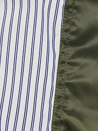 Cotton And Nylon Striped Shirt