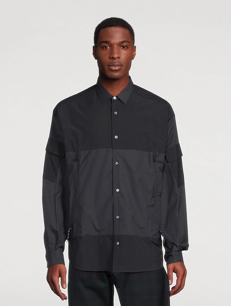 Cotton And Ripstop Shirt