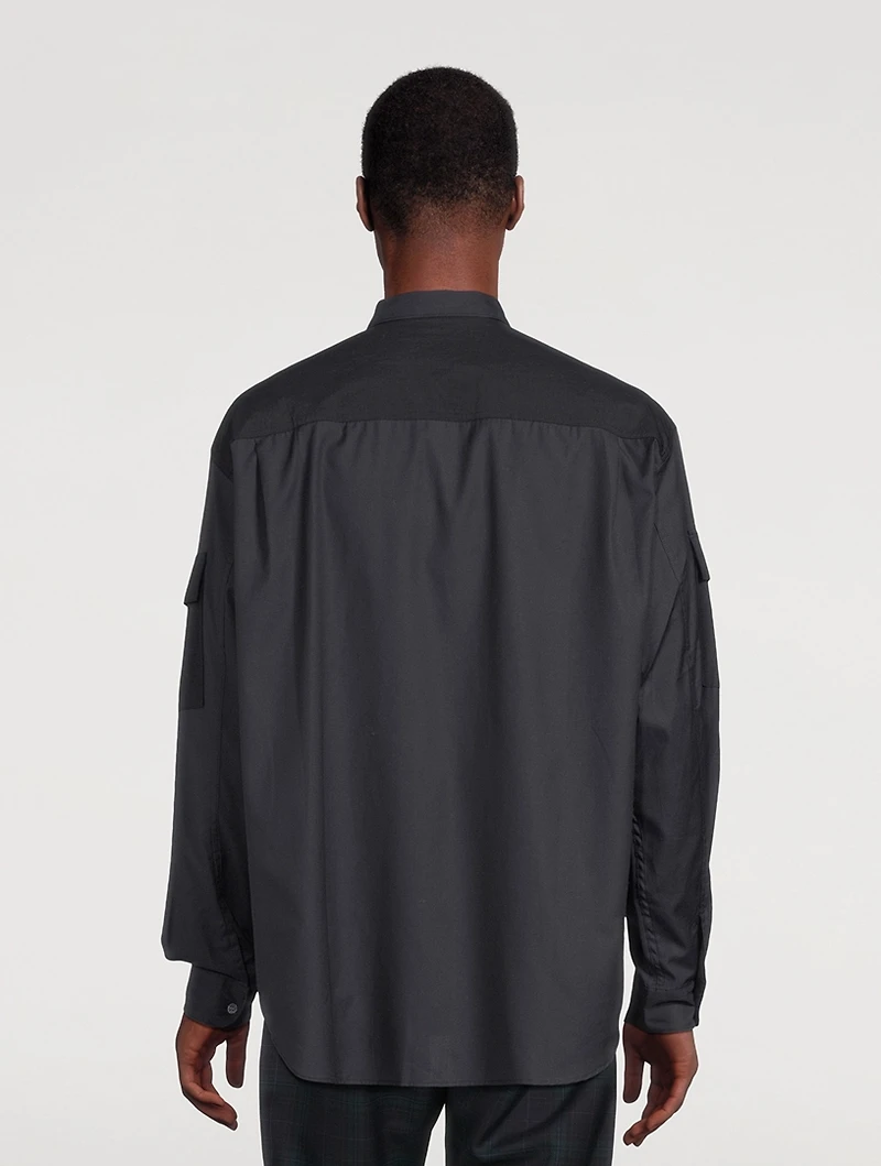 Cotton And Ripstop Shirt