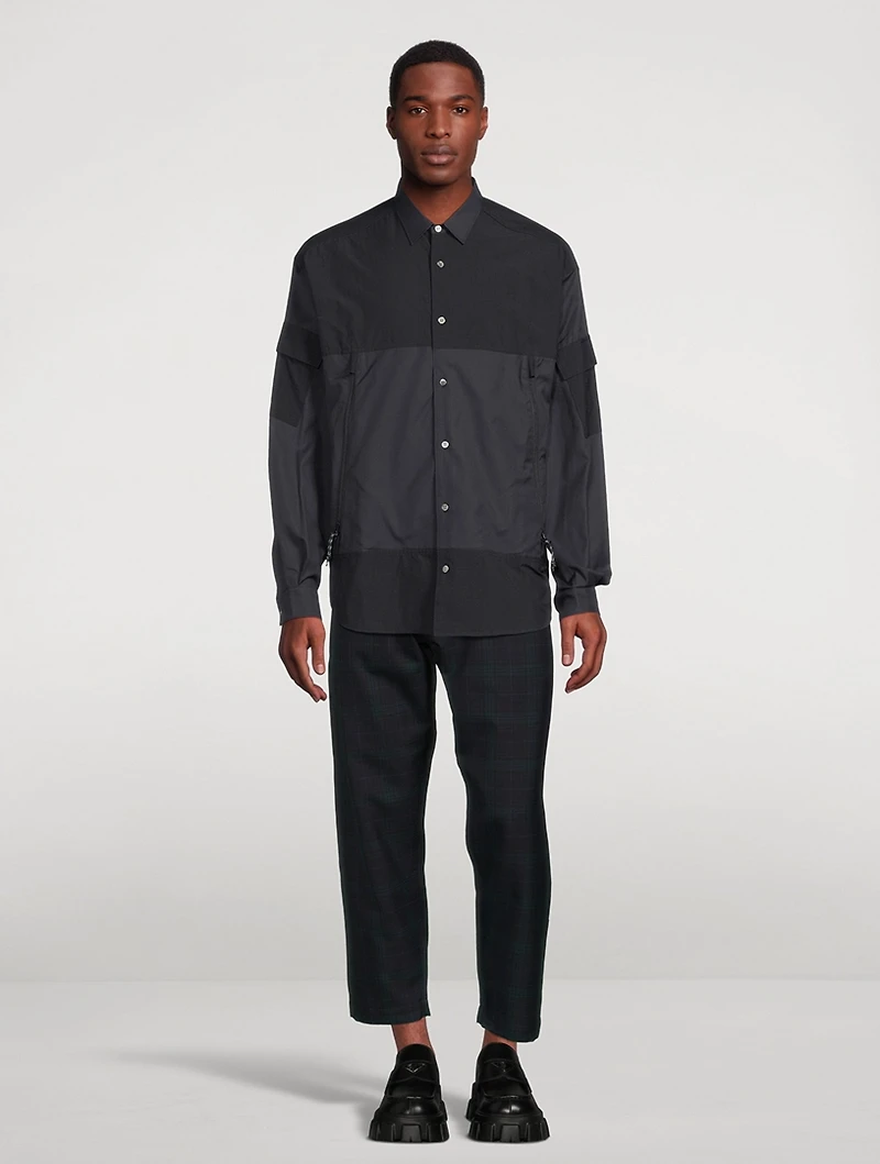 Cotton And Ripstop Shirt