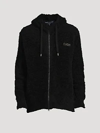 Wool Raised Zip Sweater
