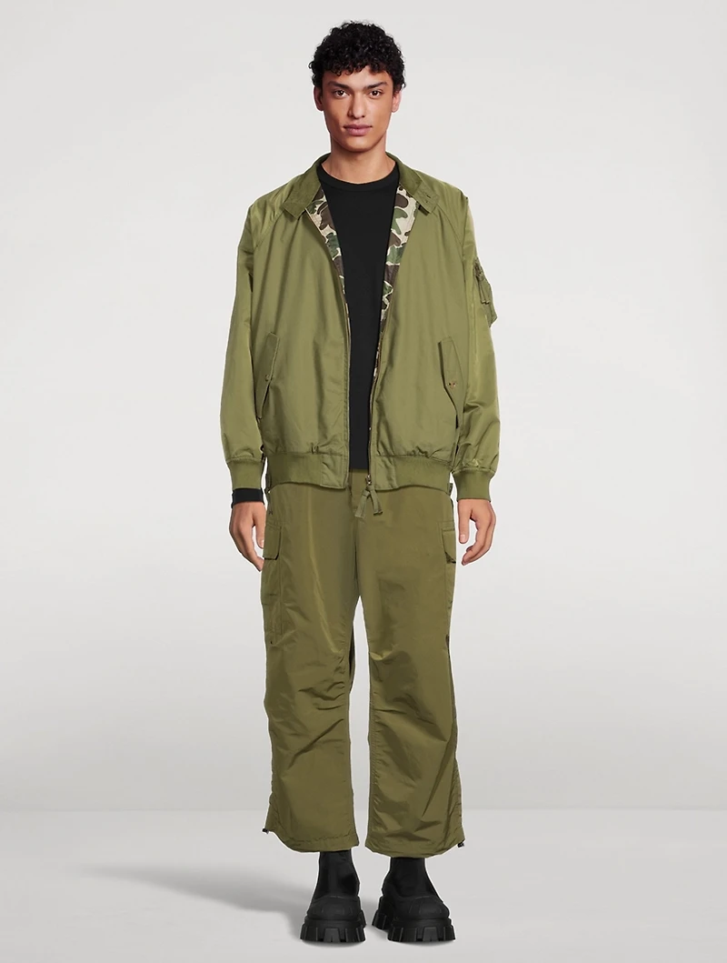Twill Relaxed Cargo Pants
