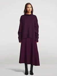 Cashmere-Blend Turtleneck Sweater