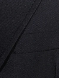 Techno Gabardine Single-Breasted Blazer