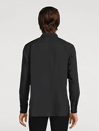 Dress Shirt With Faux Fur