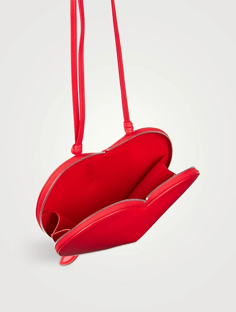 Le Cœur Leather Crossbody Bag
