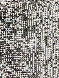 Phone Cord Crystal Mesh Shoulder Bag