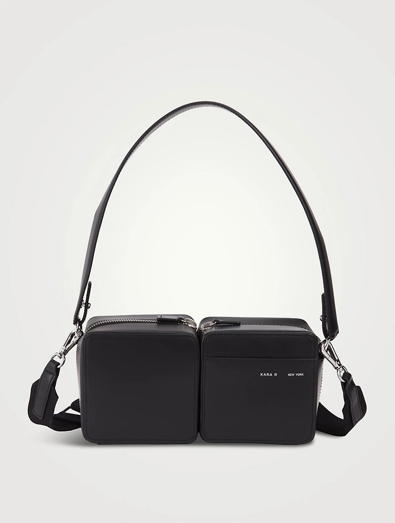 Stacked Leather Camera Bag