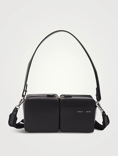 Stacked Leather Camera Bag