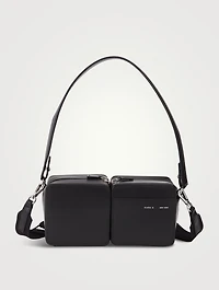 Stacked Leather Camera Bag