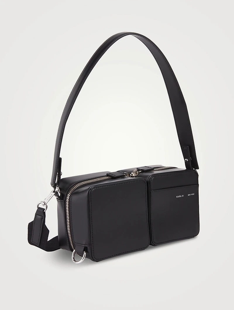 Stacked Leather Camera Bag