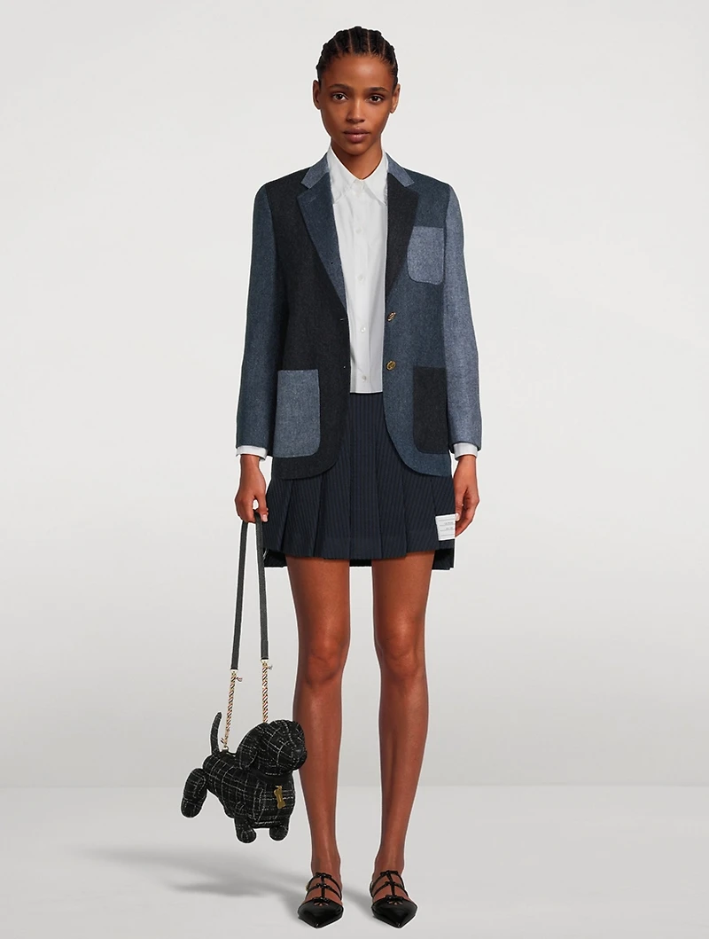 Funmix Tweed Wool Blazer