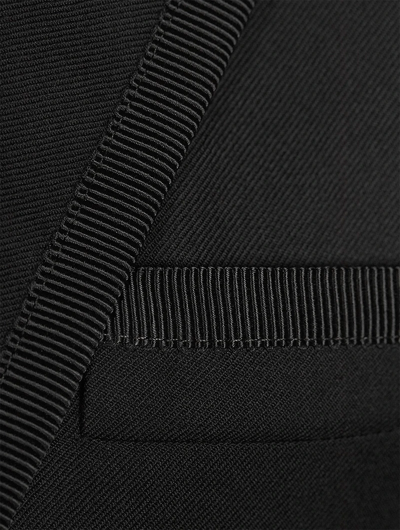 Super 120's Twill Tipping Elongated Sport Coat