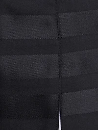 Pleated Wool Mini Skirt
