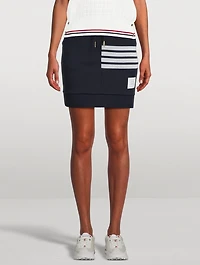 Classic Loopback Cotton Mini Sack Skirt