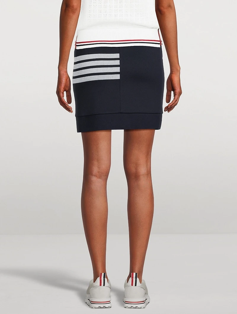 Classic Loopback Cotton Mini Sack Skirt
