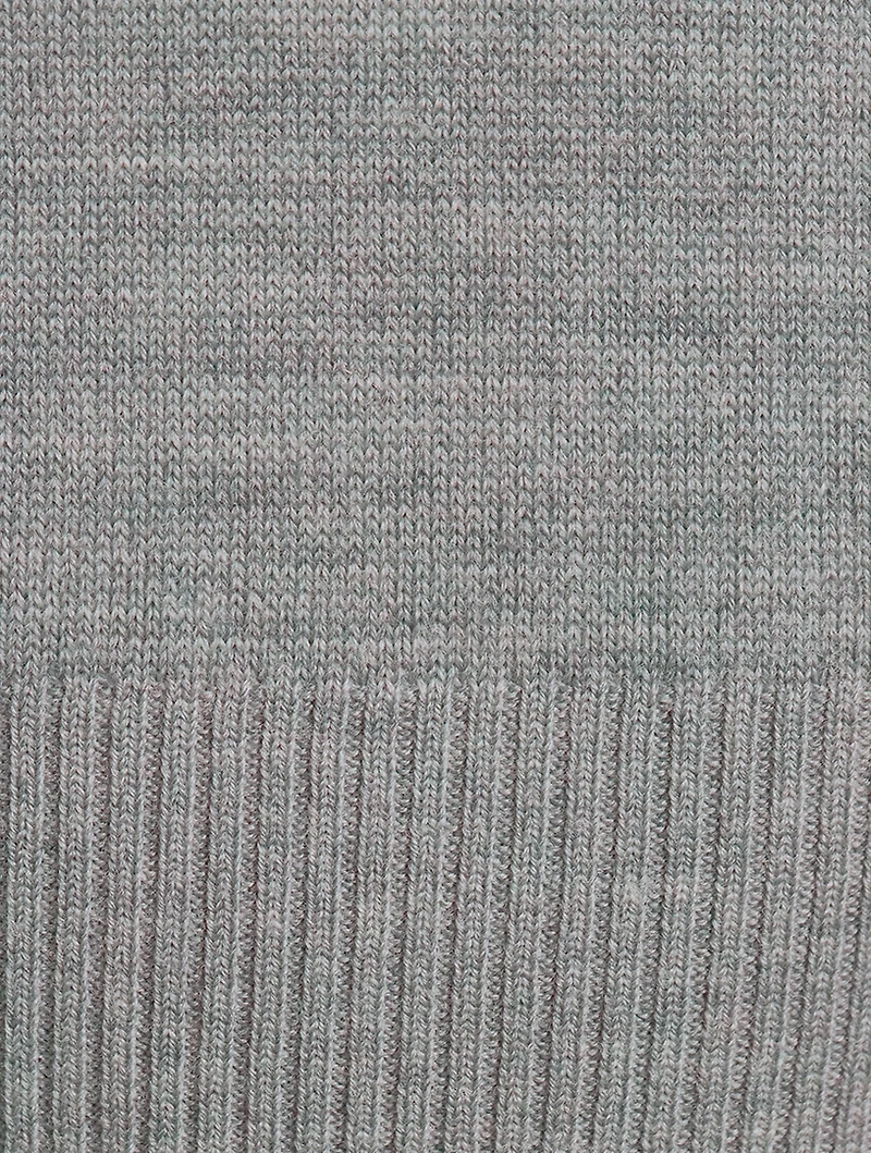 Wool Jersey Shirt With Organza Collar