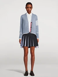 Sailboat Jacquard Wool Cardigan