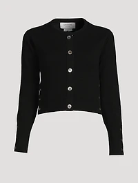 Cropped Cashmere Cardigan