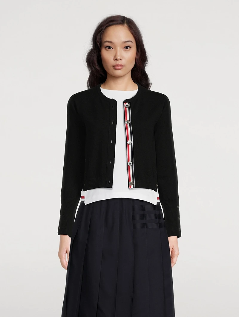 Cropped Cashmere Cardigan