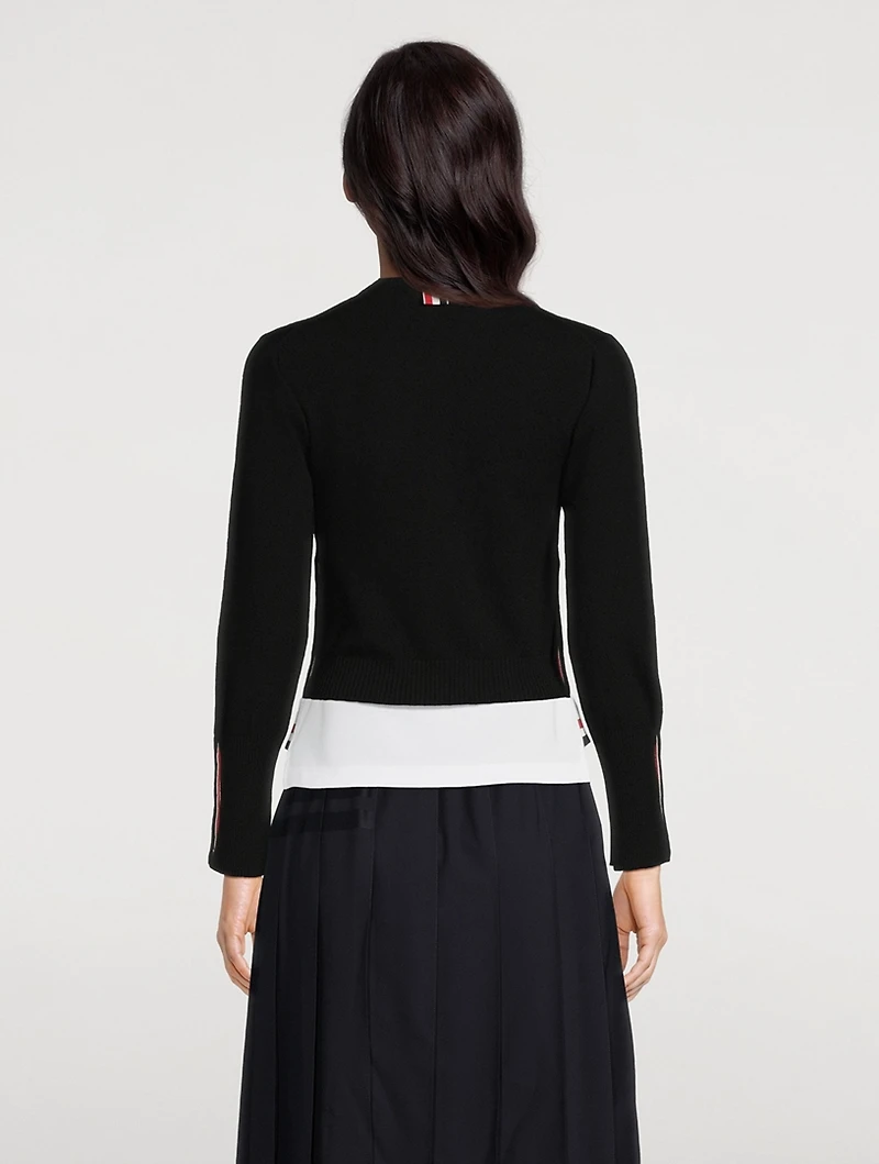 Cropped Cashmere Cardigan