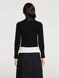 Cropped Cashmere Cardigan