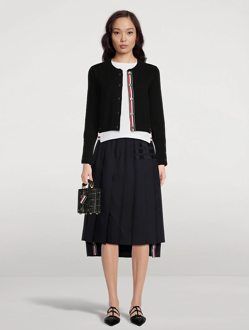 Cropped Cashmere Cardigan