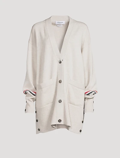 Exaggerated Wool Cardigan