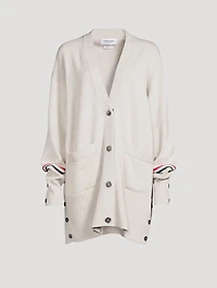 Exaggerated Wool Cardigan