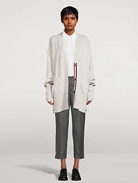 Exaggerated Wool Cardigan