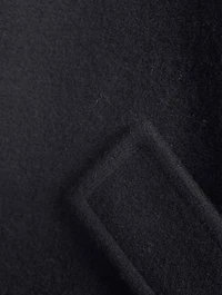 Boiled Wool Milano Cropped Car Coat