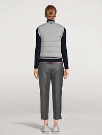 Fine Merino And Jersey Reversible Vest