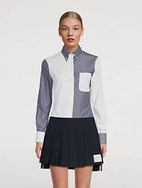 Cotton Shirt Mix Stripe Print